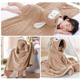 Ultra Soft Hooded Towel Highly Absorbent Bathrobe