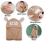 Ultra Soft Hooded Towel Highly Absorbent Bathrobe