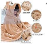 Ultra Soft Hooded Towel Highly Absorbent Bathrobe