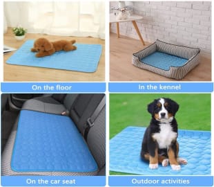 Dog Cooling Mat, Pet Cooling Pads for Dogs Cats Washable Summer Kennel Mat, Cooling Blanket